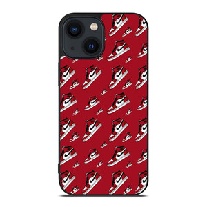 NIKE AIR JORDAN SHOES PATTERN iPhone 14 Plus Case Cover NIKE AIR JORDAN SHOES PATTERN iPhone 14 Plus Case Cover