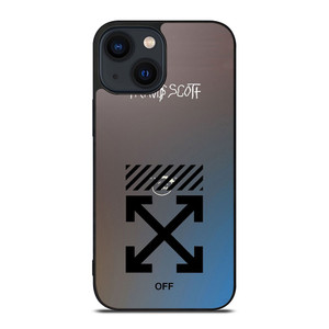 OFF WHITE TRAVIS SCOTT iPhone 14 Plus Case Cover