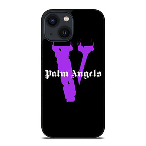 PALM ANGELS VLONE PURPLE iPhone 14 Plus Case Cover PALM ANGELS VLONE PURPLE iPhone 14 Plus Case Cover