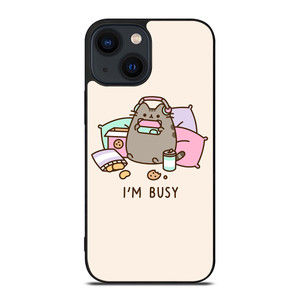PUSHEEN BUSY CAT iPhone 14 Plus Case Cover PUSHEEN BUSY CAT iPhone 14 Plus Case Cover