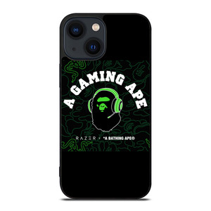 RAZER X BAPE A GAMING APE iPhone 14 Plus Case Cover