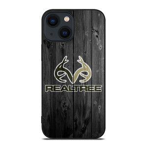 REALTREE WOODEN LOGO iPhone 14 Plus Case Cover REALTREE WOODEN LOGO iPhone 14 Plus Case Cover