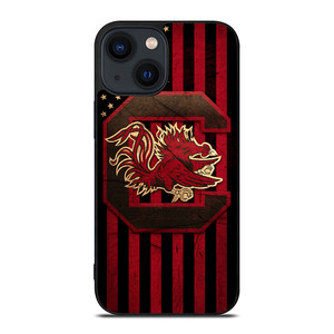 SOUTH CAROLINA GAMECOCKS FOOTBALL FLAG iPhone 14 Plus Case Cover