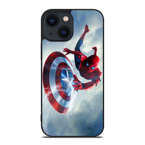 SPIDERMAN X CAPTAIN AMERICA iPhone 14 Plus Case Cover