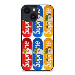 SUPREME SKATEBOARDS KERMIT FROG iPhone 14 Plus Case Cover