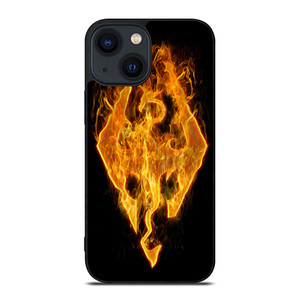 THE ELDER SCROLLS SKYRIM FIRE SIGN iPhone 14 Plus Case Cover