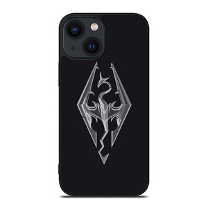 THE ELDER SCROLLS SKYRIM FLAT LOGO iPhone 14 Plus Case Cover THE ELDER SCROLLS SKYRIM FLAT LOGO iPhone 14 Plus Case Cover