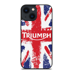 TRIUMPH MOTORCYCLES UNION JACK iPhone 14 Plus Case Cover