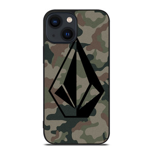 VOLCOM LOGO CAMO iPhone 14 Plus Case Cover