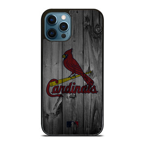 SAINT LOUIS CARDINALS BASEBALL MLB WOOD LOGO iPhone 12 Pro Max Case Cover