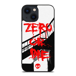 ZERO SKATEBOARDS SLOGAN iPhone 14 Plus Case Cover