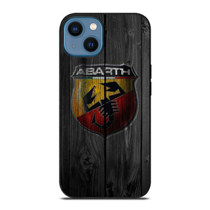 ABARTH CAR WOODEN LOGO iPhone 14 Case Cover ABARTH CAR WOODEN LOGO iPhone 14 Case Cover