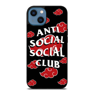 AKATSUKI ANTI SOCIAL SOCIAL CLUB iPhone 14 Case Cover AKATSUKI ANTI SOCIAL SOCIAL CLUB iPhone 14 Case Cover