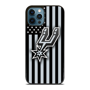 SAN ANTONIO SPURS NBA USA FLAG iPhone 12 Pro Max Case Cover