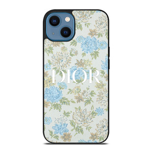 CHRISTIAN DIOR LOGO FLORAL iPhone 14 Case Cover