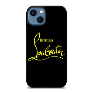 CHRISTIAN LOUBOUTIN GOLD LOGO iPhone 14 Case Cover CHRISTIAN LOUBOUTIN GOLD LOGO iPhone 14 Case Cover