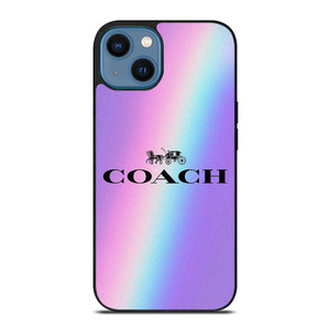 COACH NEW YORK VINTAGE RAINBOW iPhone 14 Case Cover