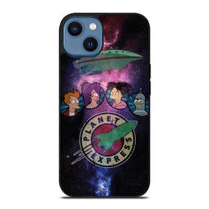 FUTURAMA PLANET EXPRESS AIRSPACES iPhone 14 Case Cover FUTURAMA PLANET EXPRESS AIRSPACES iPhone 14 Case Cover