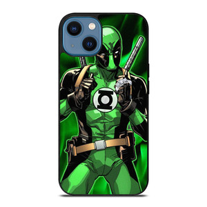GREEN LANTERN DEADPOOL iPhone 14 Case Cover GREEN LANTERN DEADPOOL iPhone 14 Case Cover