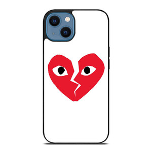 HEART BREAK COMME DES GARCONS iPhone 14 Case Cover HEART BREAK COMME DES GARCONS iPhone 14 Case Cover