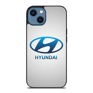 HYUNDAI SILVER LOGO iPhone 14 Case Cover