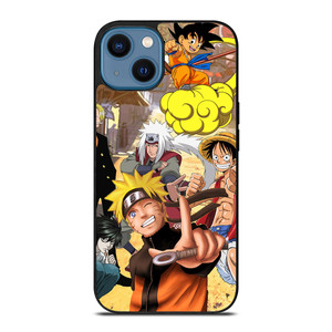 JAPANESE ANIME CROSSOVER iPhone 14 Case Cover JAPANESE ANIME CROSSOVER iPhone 14 Case Cover