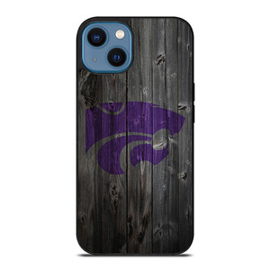 KANSAS CITY WILDCATS WOODEN LOGO iPhone 14 Case Cover