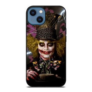MAD HATTER ALICE IN WONDERLAND MOVIES iPhone 14 Case Cover MAD HATTER ALICE IN WONDERLAND MOVIES iPhone 14 Case Cover