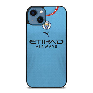MANCHESTER CITY 2022-23 JERSEY iPhone 14 Case Cover MANCHESTER CITY 2022-23 JERSEY iPhone 14 Case Cover