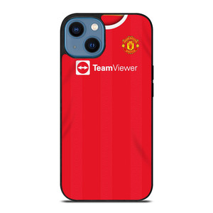 MANCHESTER UNITED 2021 HOME JERSEY iPhone 14 Case Cover MANCHESTER UNITED 2021 HOME JERSEY iPhone 14 Case Cover