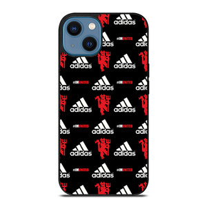 MANCHESTER UNITED ADIDAS PATTERN iPhone 14 Case Cover MANCHESTER UNITED ADIDAS PATTERN iPhone 14 Case Cover