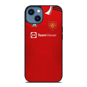 MANCHESTER UNITED JERSEY 2022-23 iPhone 14 Case Cover MANCHESTER UNITED JERSEY 2022-23 iPhone 14 Case Cover