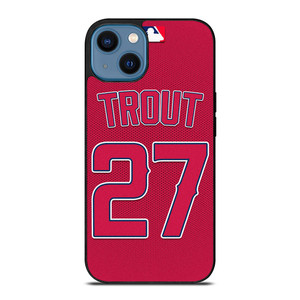 MIKE TROUT LOS ANGELES ANGELS MLB iPhone 14 Case Cover