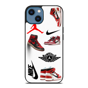 NIKE AIR JORDAN SHOES COLLAGE iPhone 14 Case Cover NIKE AIR JORDAN SHOES COLLAGE iPhone 14 Case Cover