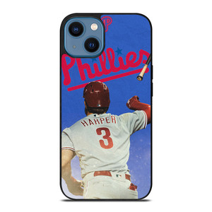 PHILADELPHIA PHILLIES BRYCE HARPER iPhone 14 Case Cover PHILADELPHIA PHILLIES BRYCE HARPER iPhone 14 Case Cover