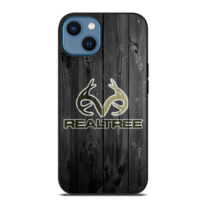 REALTREE WOODEN LOGO iPhone 14 Case Cover REALTREE WOODEN LOGO iPhone 14 Case Cover