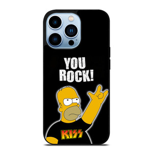 KISS ROCK HOMER SIMPSONS iPhone 13 Pro Max Case Cover