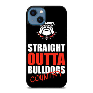 STRAIGHT OUTTA GEORGIA BULLDOGS iPhone 14 Case Cover