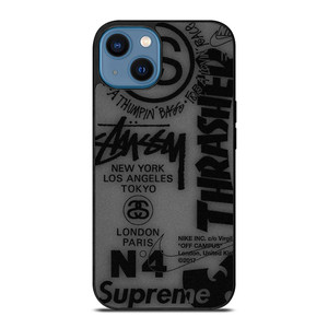 SUPREME STUSSY HYPEBEAST iPhone 14 Case Cover