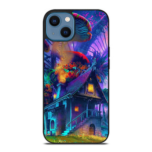 TRIPPY MUSHROOM PSYCHEDELIC iPhone 14 Case Cover