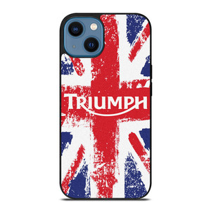 TRIUMPH MOTORCYCLES UNION JACK iPhone 14 Case Cover