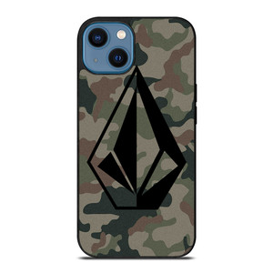 VOLCOM LOGO CAMO iPhone 14 Case Cover