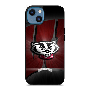 WISCONSIN BADGERS FOOTBALL LOGO iPhone 14 Case Cover