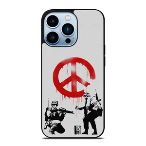 BANKSY ART PEACE iPhone 13 Pro Max Case Cover BANKSY ART PEACE iPhone 13 Pro Max Case Cover