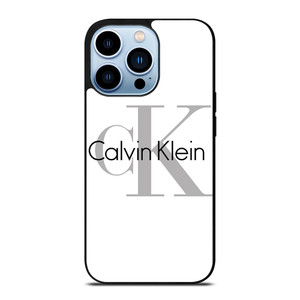 CALVIN KLEIN WHITE LOGO iPhone 13 Pro Max Case Cover