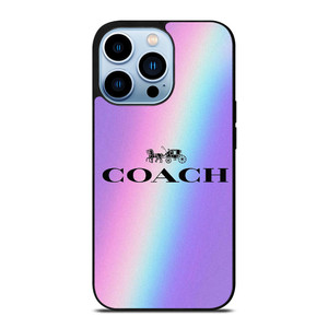 COACH NEW YORK VINTAGE RAINBOW iPhone 13 Pro Max Case Cover