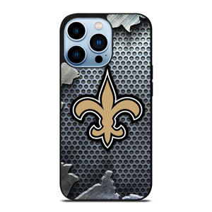 NEW ORLEANS SAINTS BROKEN METAL iPhone 13 Pro Max Case Cover