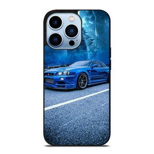 NISSAN GTR GODZILLA BLUE 2 iPhone 13 Pro Max Case Cover