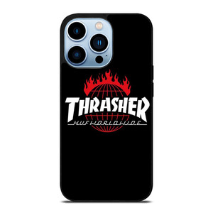 THRASHER HUF WORLDWIDE LOGO iPhone 13 Pro Max Case Cover
