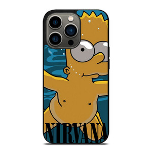 BART SIMPSONS NEVERMIND NIRVANA iPhone 13 Pro Case Cover BART SIMPSONS NEVERMIND NIRVANA iPhone 13 Pro Case Cover